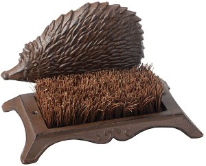 Cast iron foot wiper hedgehog Decobyjo - Bellingwolde