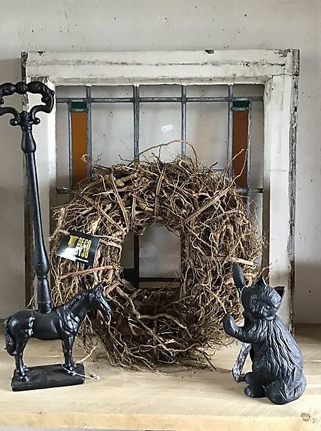 Butée de porte antique en fonte noire Cheval - Decobyjo - Bellingwolde