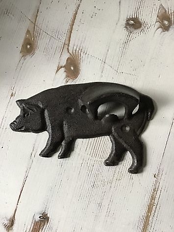 Cast iron bottle opener pig - Decobyjo - Bellingwolde