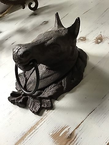 Cast iron door knocker horse head - Decobyjo - Bellingwolde