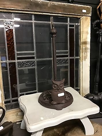 Cast iron kitchen roll holder owl Decobyjo - Bellingwolde