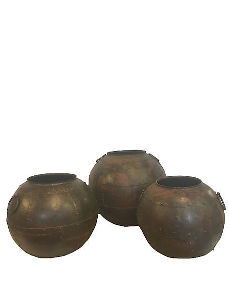 Iron pots set of 3 - Decobyjo - Bellingwolde