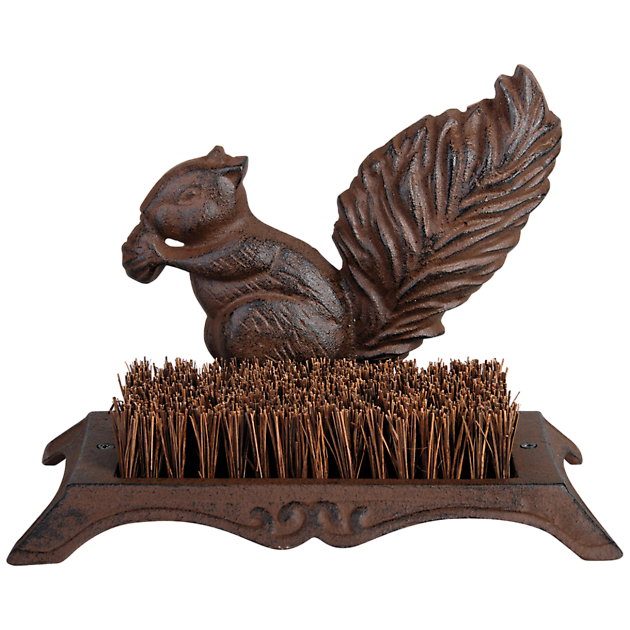 Cast iron squirrel foot wiper - Decobyjo - Bellingwolde