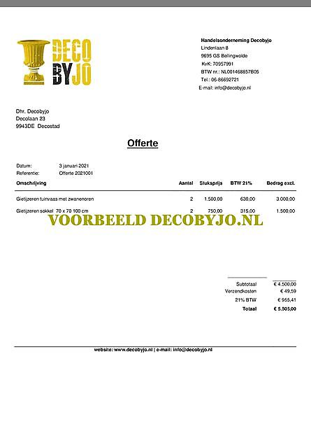 Offerte Decobyjo Decobyjo - Bellingwolde