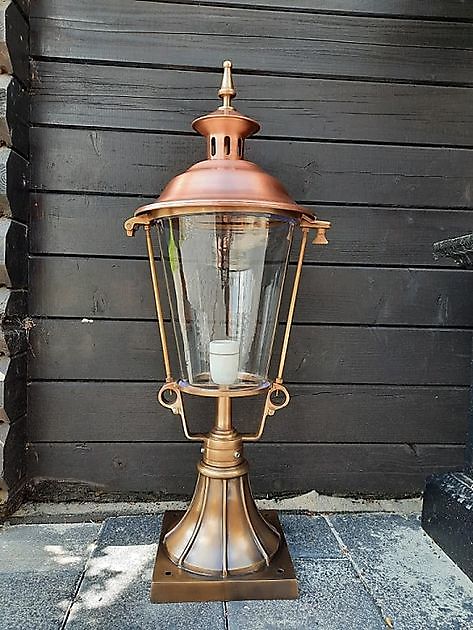 Staande lamp messing op voet Decobyjo - Bellingwolde