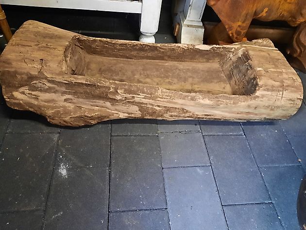 Wooden trough large 2 Decobyjo - Bellingwolde