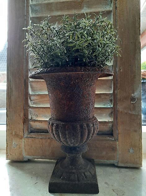 Vase de jardin en fonte de 25 cm de haut - Decobyjo - Bellingwolde