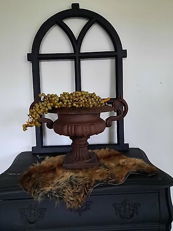 Cast iron garden vase brown - Decobyjo - Bellingwolde