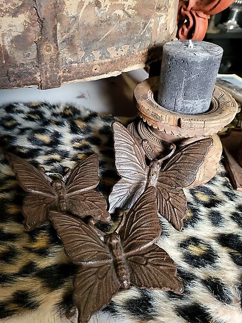 Cast iron butterfly Decobyjo - Bellingwolde