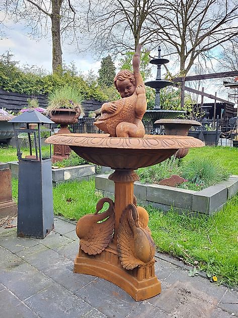 Fountain child with goose - Decobyjo - Bellingwolde