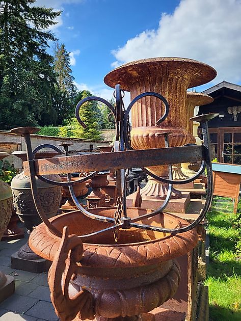 Cast iron chandelier for candles - Decobyjo - Bellingwolde