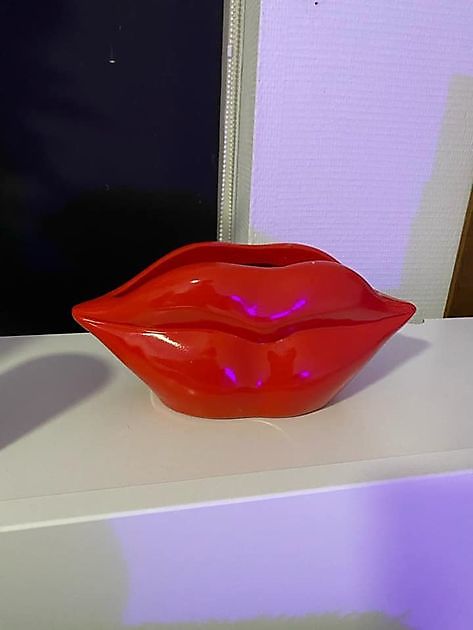 Red Lips flower pot/vase Decobyjo - Bellingwolde