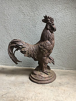 Coq en fonte de 45 cm de haut Decobyjo - Bellingwolde