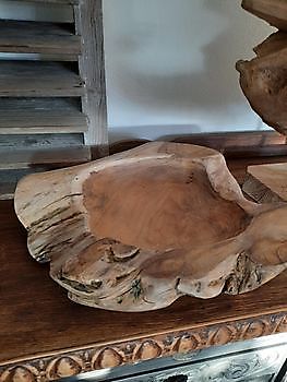 Bowl teak diameter 40 cm Decobyjo - Bellingwolde