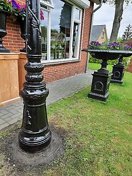 Cast iron lamppost with copper cap 3.40 cm high Decobyjo - Bellingwolde