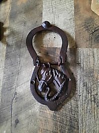 Cast iron door knocker horseshoe Decobyjo - Bellingwolde