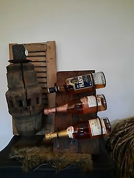 Wooden wine rack wine stand Decobyjo - Bellingwolde