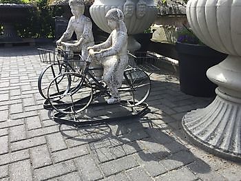 Boy and girl on bicycle Decobyjo - Bellingwolde